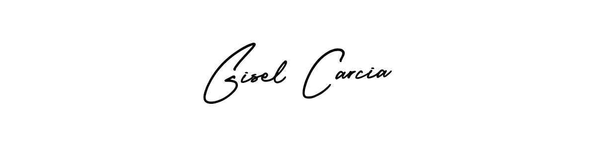How to make Gisel Carcia signature? AmerikaSignatureDemo-Regular is a professional autograph style. Create handwritten signature for Gisel Carcia name. Gisel Carcia signature style 3 images and pictures png