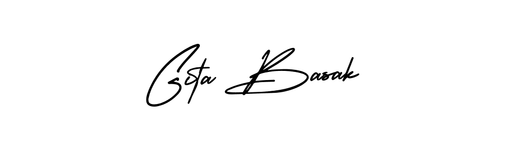 Check out images of Autograph of Gita Basak name. Actor Gita Basak Signature Style. AmerikaSignatureDemo-Regular is a professional sign style online. Gita Basak signature style 3 images and pictures png