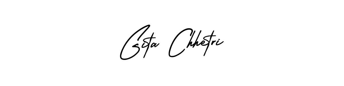 Once you've used our free online signature maker to create your best signature AmerikaSignatureDemo-Regular style, it's time to enjoy all of the benefits that Gita Chhetri name signing documents. Gita Chhetri signature style 3 images and pictures png