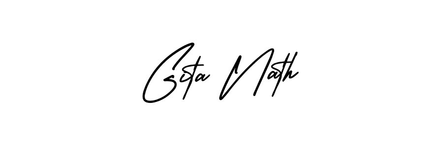 Once you've used our free online signature maker to create your best signature AmerikaSignatureDemo-Regular style, it's time to enjoy all of the benefits that Gita Nath name signing documents. Gita Nath signature style 3 images and pictures png