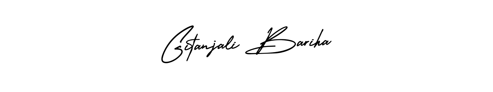 Best and Professional Signature Style for Gitanjali Bariha. AmerikaSignatureDemo-Regular Best Signature Style Collection. Gitanjali Bariha signature style 3 images and pictures png