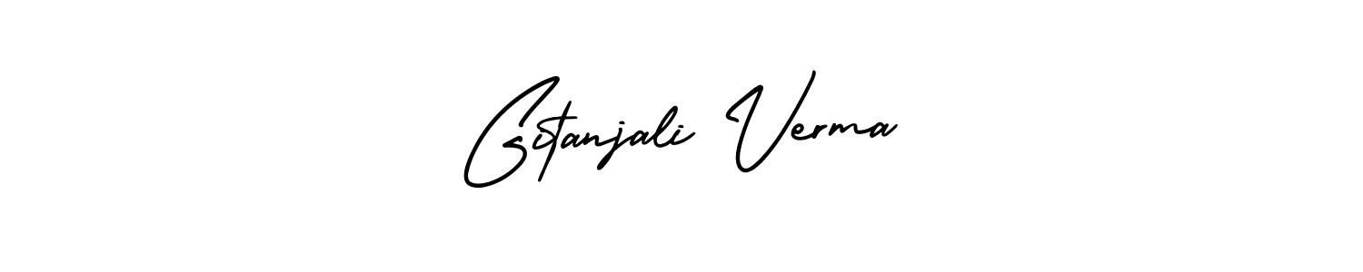Best and Professional Signature Style for Gitanjali Verma. AmerikaSignatureDemo-Regular Best Signature Style Collection. Gitanjali Verma signature style 3 images and pictures png