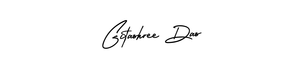 Design your own signature with our free online signature maker. With this signature software, you can create a handwritten (AmerikaSignatureDemo-Regular) signature for name Gitashree Das. Gitashree Das signature style 3 images and pictures png