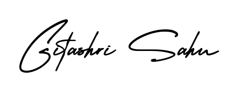 Give your name Gitashri Sahu an exquisite flair with the AmerikaSignatureDemo-Regular script font. Ideal for contracts, resumes, and formal letterheads. Gitashri Sahu signature style 3 images and pictures png