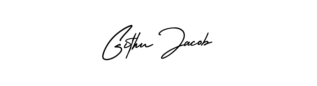 if you are searching for the best signature style for your name Githu Jacob. so please give up your signature search. here we have designed multiple signature styles  using AmerikaSignatureDemo-Regular. Githu Jacob signature style 3 images and pictures png