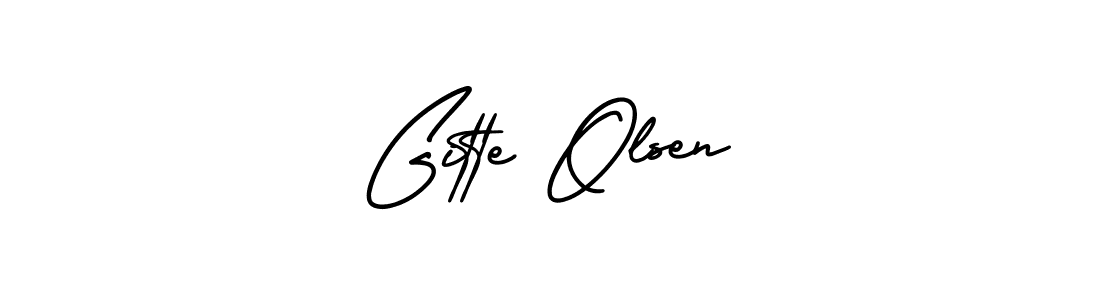 You can use this online signature creator to create a handwritten signature for the name Gitte Olsen. This is the best online autograph maker. Gitte Olsen signature style 3 images and pictures png