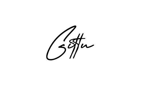 How to Draw Gittu signature style? AmerikaSignatureDemo-Regular is a latest design signature styles for name Gittu. Gittu signature style 3 images and pictures png