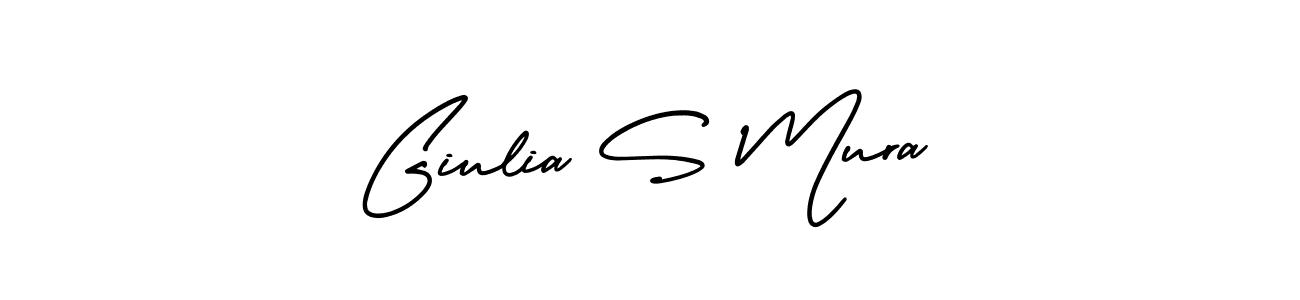 Giulia S Mura stylish signature style. Best Handwritten Sign (AmerikaSignatureDemo-Regular) for my name. Handwritten Signature Collection Ideas for my name Giulia S Mura. Giulia S Mura signature style 3 images and pictures png