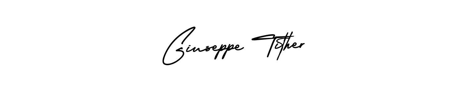 if you are searching for the best signature style for your name Giuseppe Tither. so please give up your signature search. here we have designed multiple signature styles  using AmerikaSignatureDemo-Regular. Giuseppe Tither signature style 3 images and pictures png