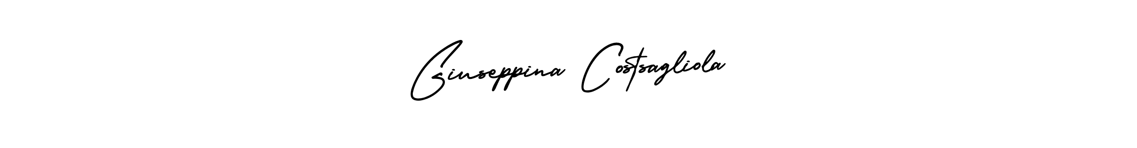 Also You can easily find your signature by using the search form. We will create Giuseppina Costsagliola name handwritten signature images for you free of cost using AmerikaSignatureDemo-Regular sign style. Giuseppina Costsagliola signature style 3 images and pictures png