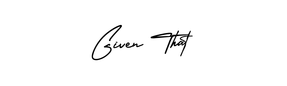 Design your own signature with our free online signature maker. With this signature software, you can create a handwritten (AmerikaSignatureDemo-Regular) signature for name Given That. Given That signature style 3 images and pictures png