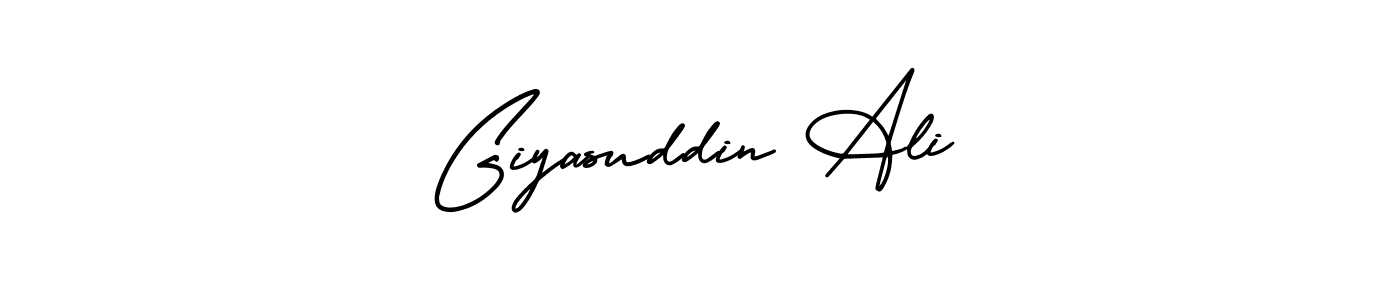 How to make Giyasuddin Ali signature? AmerikaSignatureDemo-Regular is a professional autograph style. Create handwritten signature for Giyasuddin Ali name. Giyasuddin Ali signature style 3 images and pictures png