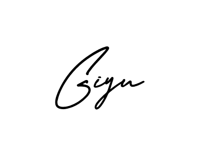 Make a beautiful signature design for name Giyu. Use this online signature maker to create a handwritten signature for free. Giyu signature style 3 images and pictures png