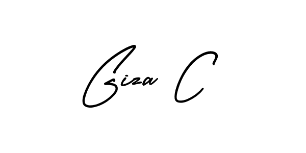 Best and Professional Signature Style for Giza C. AmerikaSignatureDemo-Regular Best Signature Style Collection. Giza C signature style 3 images and pictures png