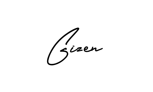 Make a beautiful signature design for name Gizen. Use this online signature maker to create a handwritten signature for free. Gizen signature style 3 images and pictures png