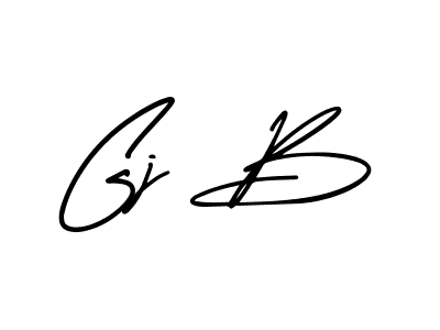 if you are searching for the best signature style for your name Gj B. so please give up your signature search. here we have designed multiple signature styles  using AmerikaSignatureDemo-Regular. Gj B signature style 3 images and pictures png