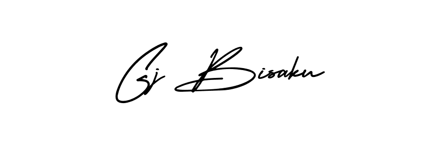 This is the best signature style for the Gj Bisaku name. Also you like these signature font (AmerikaSignatureDemo-Regular). Mix name signature. Gj Bisaku signature style 3 images and pictures png