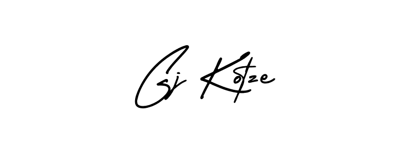 Make a short Gj Kotze signature style. Manage your documents anywhere anytime using AmerikaSignatureDemo-Regular. Create and add eSignatures, submit forms, share and send files easily. Gj Kotze signature style 3 images and pictures png
