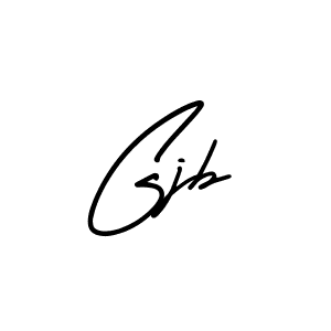 Gjb stylish signature style. Best Handwritten Sign (AmerikaSignatureDemo-Regular) for my name. Handwritten Signature Collection Ideas for my name Gjb. Gjb signature style 3 images and pictures png