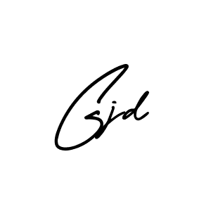 Use a signature maker to create a handwritten signature online. With this signature software, you can design (AmerikaSignatureDemo-Regular) your own signature for name Gjd. Gjd signature style 3 images and pictures png