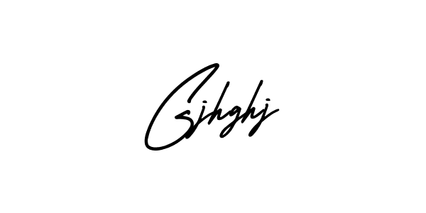 Make a beautiful signature design for name Gjhghj. With this signature (AmerikaSignatureDemo-Regular) style, you can create a handwritten signature for free. Gjhghj signature style 3 images and pictures png