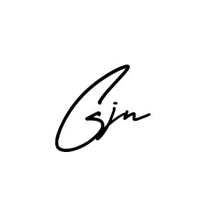 Create a beautiful signature design for name Gjn. With this signature (AmerikaSignatureDemo-Regular) fonts, you can make a handwritten signature for free. Gjn signature style 3 images and pictures png