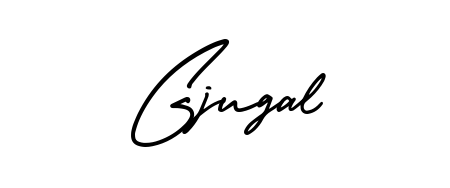Get inspired by this graceful AmerikaSignatureDemo-Regular signature style for name Gjugal. Smooth loops and balanced proportions for everyday use. Gjugal signature style 3 images and pictures png