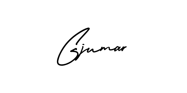 Create a beautiful signature design for name Gjumar. With this signature (AmerikaSignatureDemo-Regular) fonts, you can make a handwritten signature for free. Gjumar signature style 3 images and pictures png