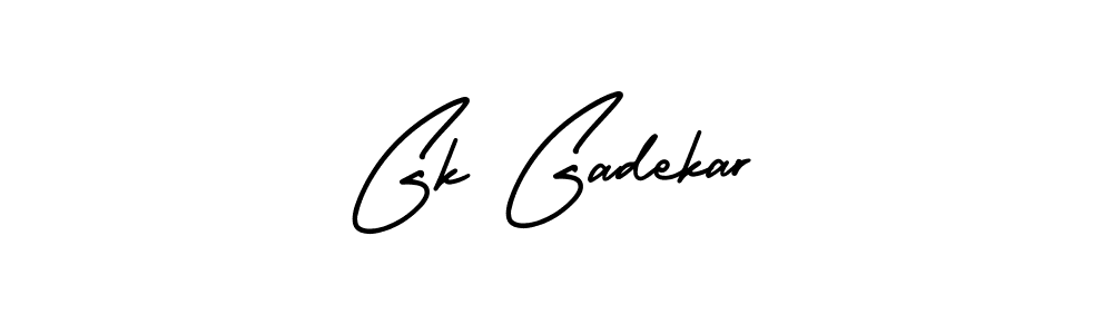 AmerikaSignatureDemo-Regular is a professional signature style that is perfect for those who want to add a touch of class to their signature. It is also a great choice for those who want to make their signature more unique. Get Gk Gadekar name to fancy signature for free. Gk Gadekar signature style 3 images and pictures png