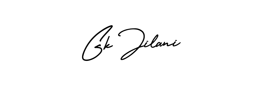 Similarly AmerikaSignatureDemo-Regular is the best handwritten signature design. Signature creator online .You can use it as an online autograph creator for name Gk Jilani. Gk Jilani signature style 3 images and pictures png