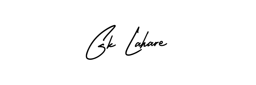 Make a beautiful signature design for name Gk Lahare. Use this online signature maker to create a handwritten signature for free. Gk Lahare signature style 3 images and pictures png