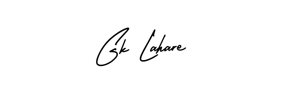 Make a short Gk Lahare signature style. Manage your documents anywhere anytime using AmerikaSignatureDemo-Regular. Create and add eSignatures, submit forms, share and send files easily. Gk Lahare signature style 3 images and pictures png