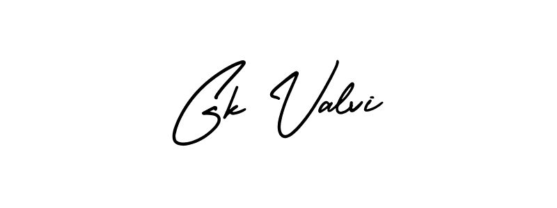 if you are searching for the best signature style for your name Gk Valvi. so please give up your signature search. here we have designed multiple signature styles  using AmerikaSignatureDemo-Regular. Gk Valvi signature style 3 images and pictures png