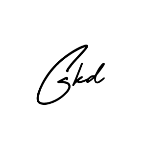 The best way (AmerikaSignatureDemo-Regular) to make a short signature is to pick only two or three words in your name. The name Gkd include a total of six letters. For converting this name. Gkd signature style 3 images and pictures png