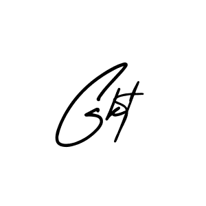 You should practise on your own different ways (AmerikaSignatureDemo-Regular) to write your name (Gkt) in signature. don't let someone else do it for you. Gkt signature style 3 images and pictures png