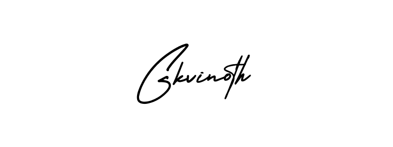 AmerikaSignatureDemo-Regular is a professional signature style that is perfect for those who want to add a touch of class to their signature. It is also a great choice for those who want to make their signature more unique. Get Gkvinoth name to fancy signature for free. Gkvinoth signature style 3 images and pictures png