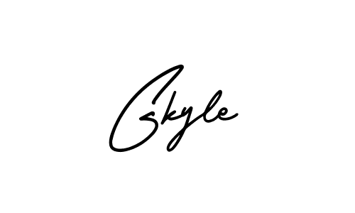 AmerikaSignatureDemo-Regular is a professional signature style that is perfect for those who want to add a touch of class to their signature. It is also a great choice for those who want to make their signature more unique. Get Gkyle name to fancy signature for free. Gkyle signature style 3 images and pictures png