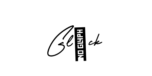 Create a beautiful signature design for name Glück. With this signature (AmerikaSignatureDemo-Regular) fonts, you can make a handwritten signature for free. Glück signature style 3 images and pictures png