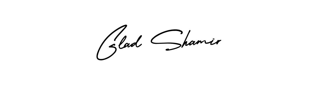 Also we have Glad Shamir name is the best signature style. Create professional handwritten signature collection using AmerikaSignatureDemo-Regular autograph style. Glad Shamir signature style 3 images and pictures png