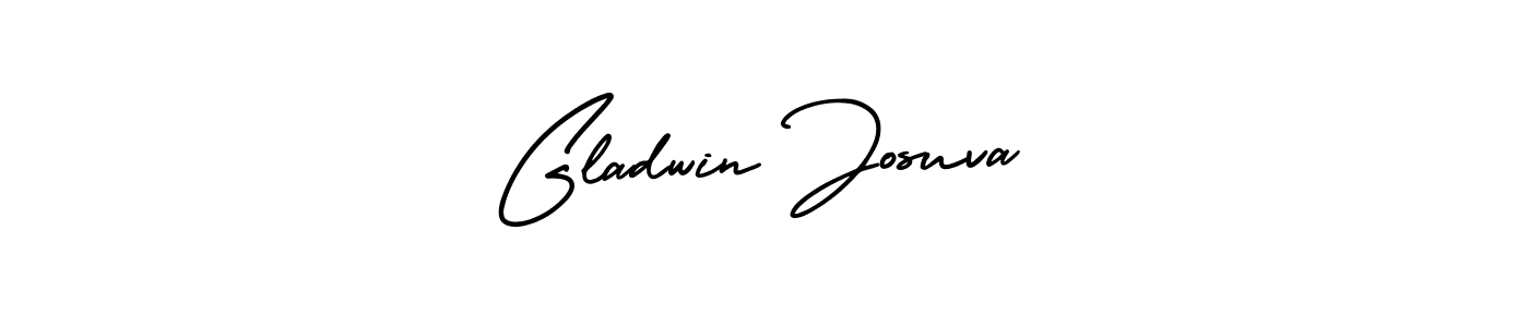 Make a beautiful signature design for name Gladwin Josuva. Use this online signature maker to create a handwritten signature for free. Gladwin Josuva signature style 3 images and pictures png