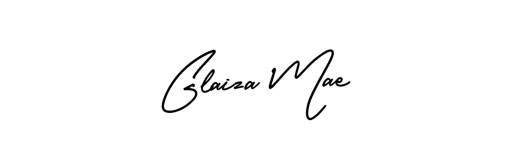 How to make Glaiza Mae name signature. Use AmerikaSignatureDemo-Regular style for creating short signs online. This is the latest handwritten sign. Glaiza Mae signature style 3 images and pictures png