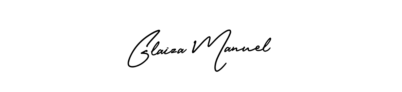 Use a signature maker to create a handwritten signature online. With this signature software, you can design (AmerikaSignatureDemo-Regular) your own signature for name Glaiza Manuel. Glaiza Manuel signature style 3 images and pictures png