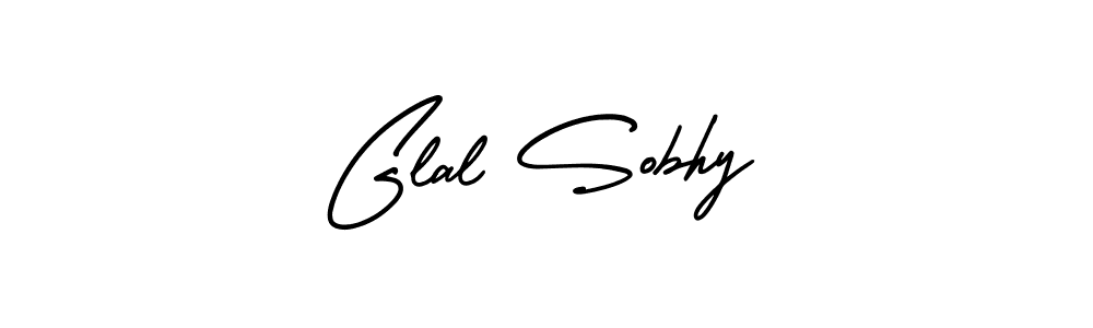 How to Draw Glal Sobhy signature style? AmerikaSignatureDemo-Regular is a latest design signature styles for name Glal Sobhy. Glal Sobhy signature style 3 images and pictures png