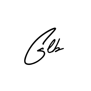 Use a signature maker to create a handwritten signature online. With this signature software, you can design (AmerikaSignatureDemo-Regular) your own signature for name Glb. Glb signature style 3 images and pictures png