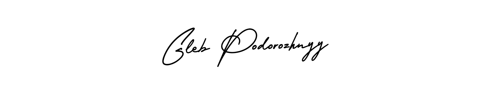 Design your own signature with our free online signature maker. With this signature software, you can create a handwritten (AmerikaSignatureDemo-Regular) signature for name Gleb Podorozhnyy. Gleb Podorozhnyy signature style 3 images and pictures png