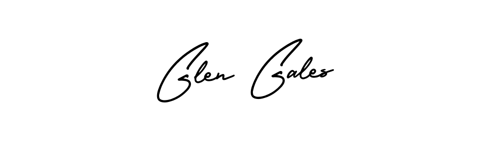 Use a signature maker to create a handwritten signature online. With this signature software, you can design (AmerikaSignatureDemo-Regular) your own signature for name Glen Gales. Glen Gales signature style 3 images and pictures png