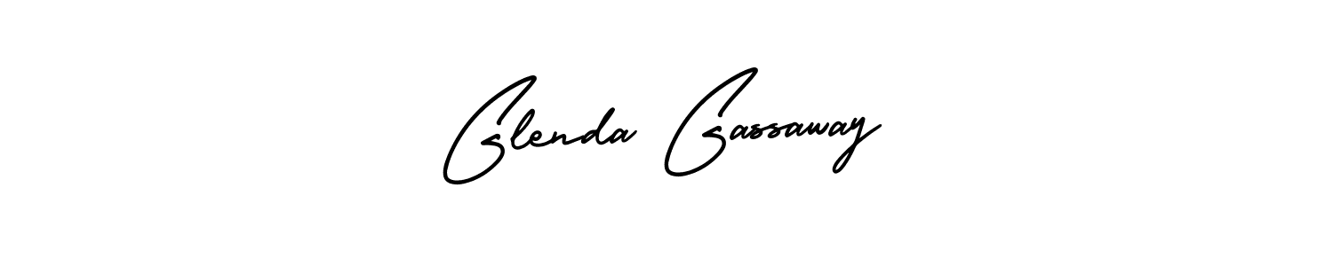 How to Draw Glenda Gassaway signature style? AmerikaSignatureDemo-Regular is a latest design signature styles for name Glenda Gassaway. Glenda Gassaway signature style 3 images and pictures png