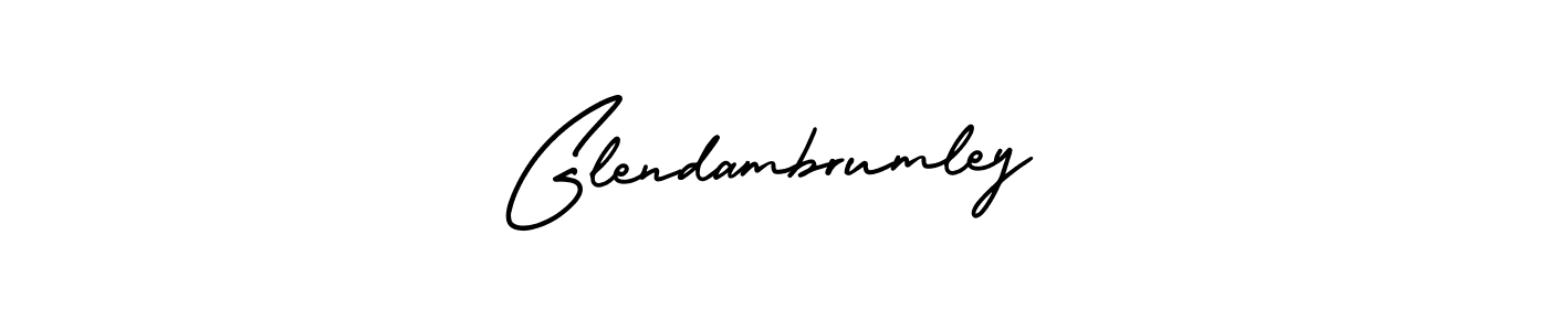 How to make Glendambrumley signature? AmerikaSignatureDemo-Regular is a professional autograph style. Create handwritten signature for Glendambrumley name. Glendambrumley signature style 3 images and pictures png