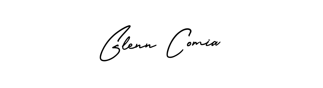 How to Draw Glenn Comia signature style? AmerikaSignatureDemo-Regular is a latest design signature styles for name Glenn Comia. Glenn Comia signature style 3 images and pictures png