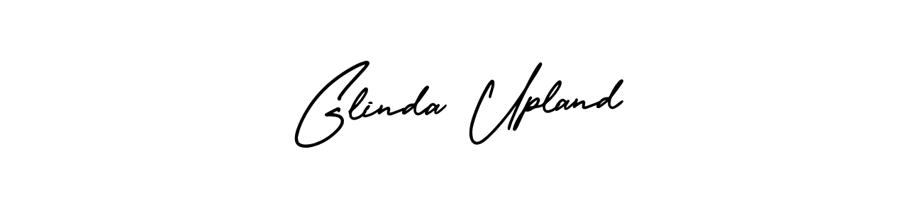 It looks lik you need a new signature style for name Glinda Upland. Design unique handwritten (AmerikaSignatureDemo-Regular) signature with our free signature maker in just a few clicks. Glinda Upland signature style 3 images and pictures png